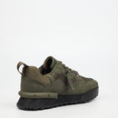 Urbanart Play 19 Nylon / Faux Wax Sneaker - Olive footwear Urbanart