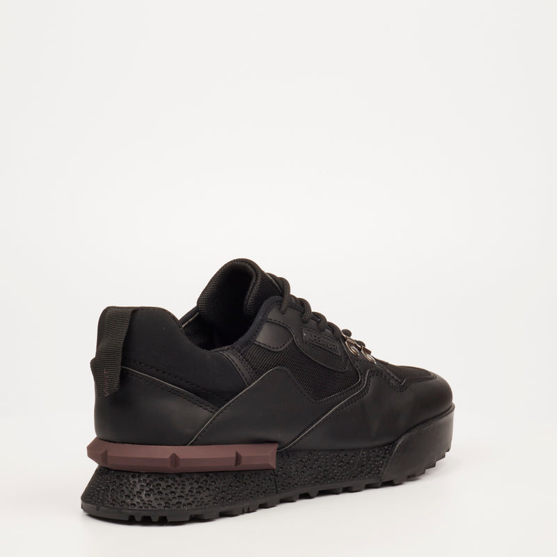 Urbanart Play 1 Faux Nubuck / Mesh Sneaker - Black footwear Urbanart