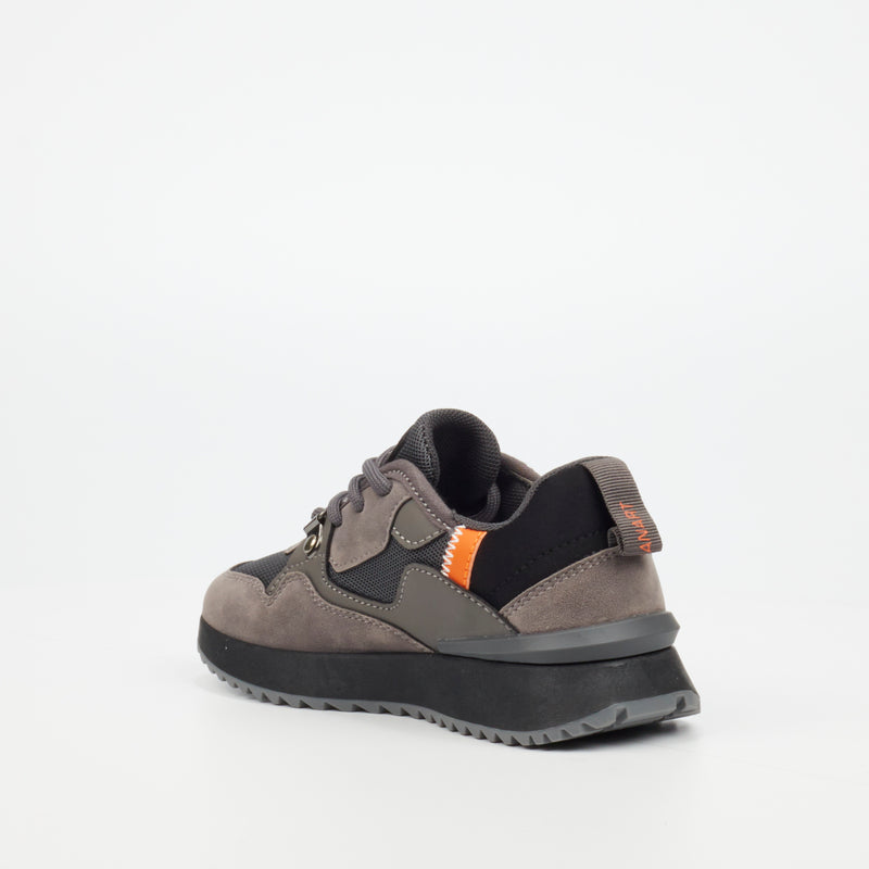 Urbanart Play 1 Faux Nubuck / Mesh Sneaker - Grey (youth) footwear Urbanart   