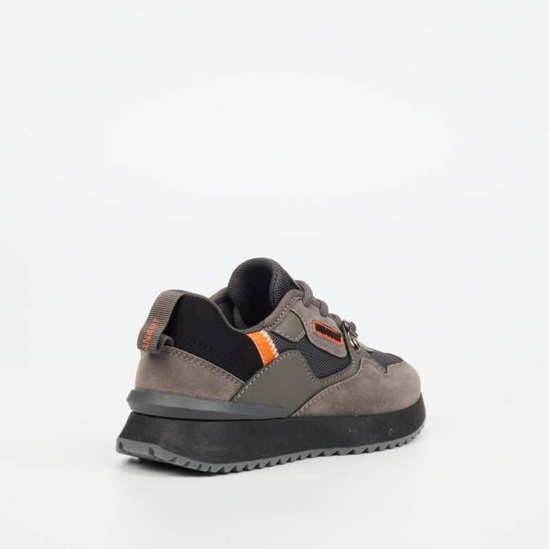 Urbanart Play 1 Faux Nubuck / Mesh Sneaker - Grey (youth) footwear Urbanart   