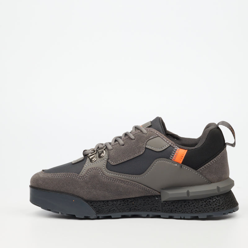 Urbanart Play 1 Faux Nubuck / Mesh Sneaker - Grey footwear Urbanart