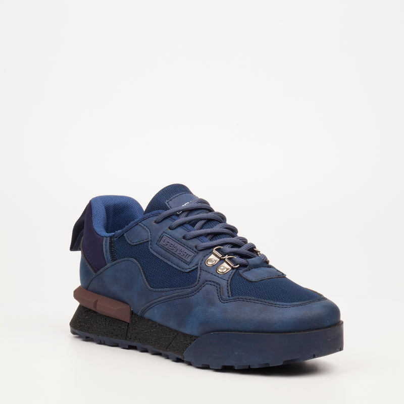 Urbanart Play 1 Faux Nubuck / Mesh Sneaker - Combo Navy footwear Urbanart