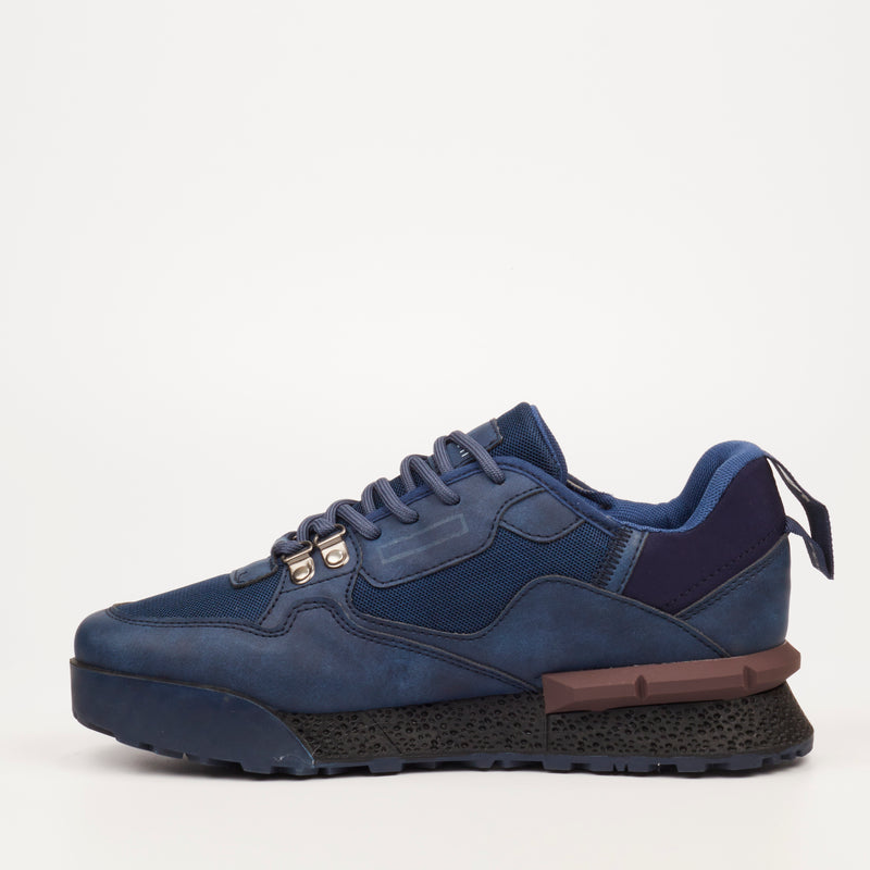 Urbanart Play 1 Faux Nubuck / Mesh Sneaker - Combo Navy footwear Urbanart