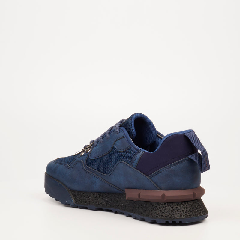 Urbanart Play 1 Faux Nubuck / Mesh Sneaker - Combo Navy footwear Urbanart