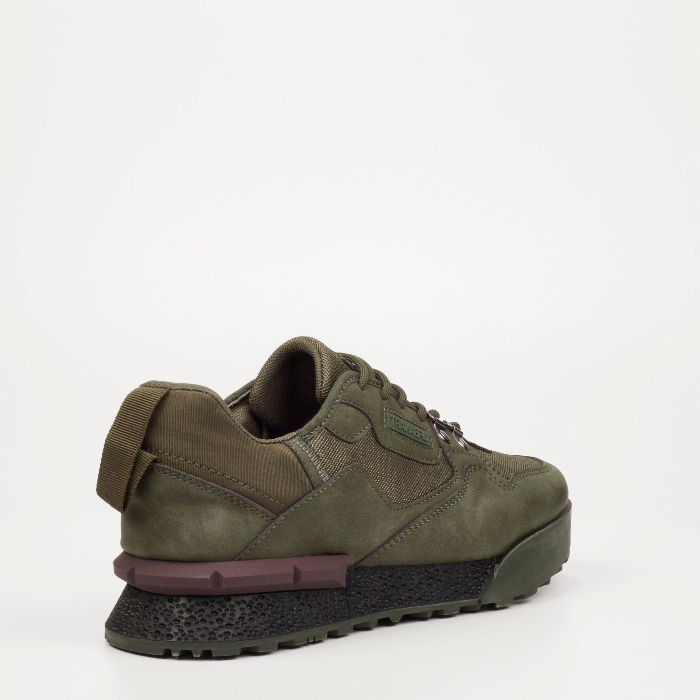 Urbanart Play 1 Faux Nubuck / Mesh Sneaker - Olive footwear Urbanart