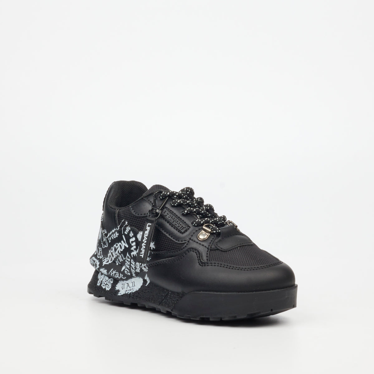 Urbanart Play 1 Print Sneaker - Black (kids)