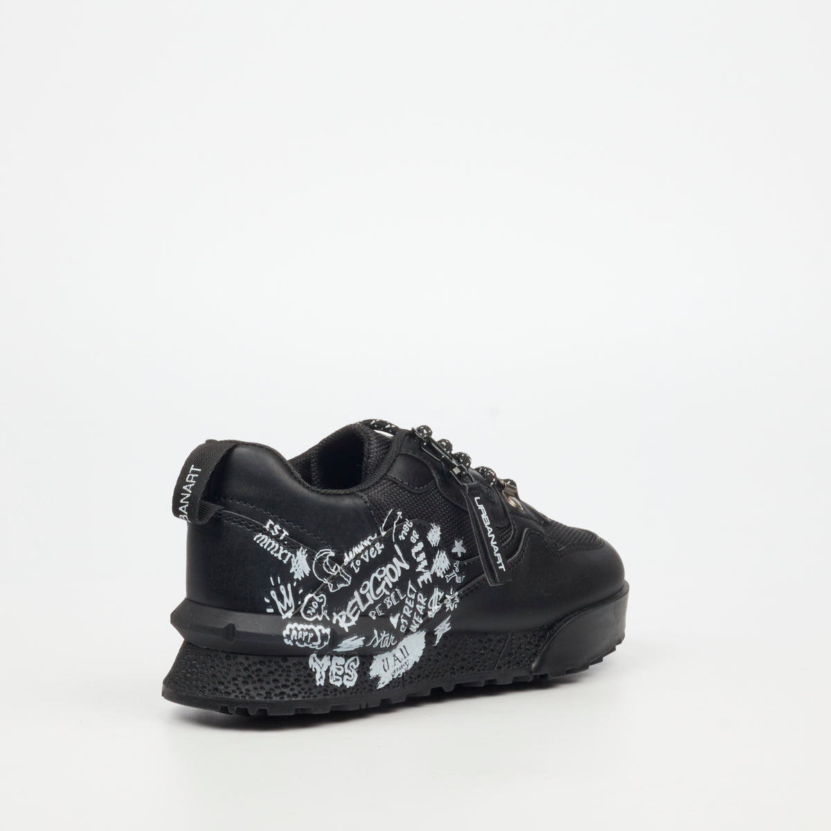 Urbanart Play 1 Print Sneaker - Black (kids)