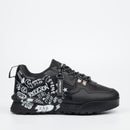 Urbanart Play 1 Print Sneaker - Black footwear Urbanart