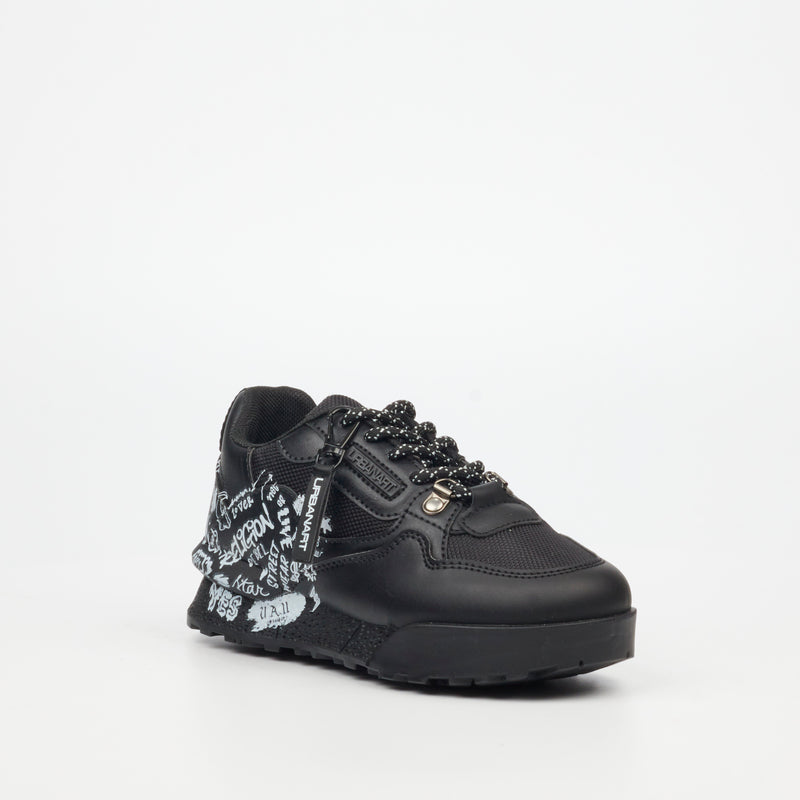 Urbanart Play 1 Print Sneaker - Black (kids)