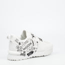 Urbanart Play 1 Print Sneaker - White footwear Urbanart
