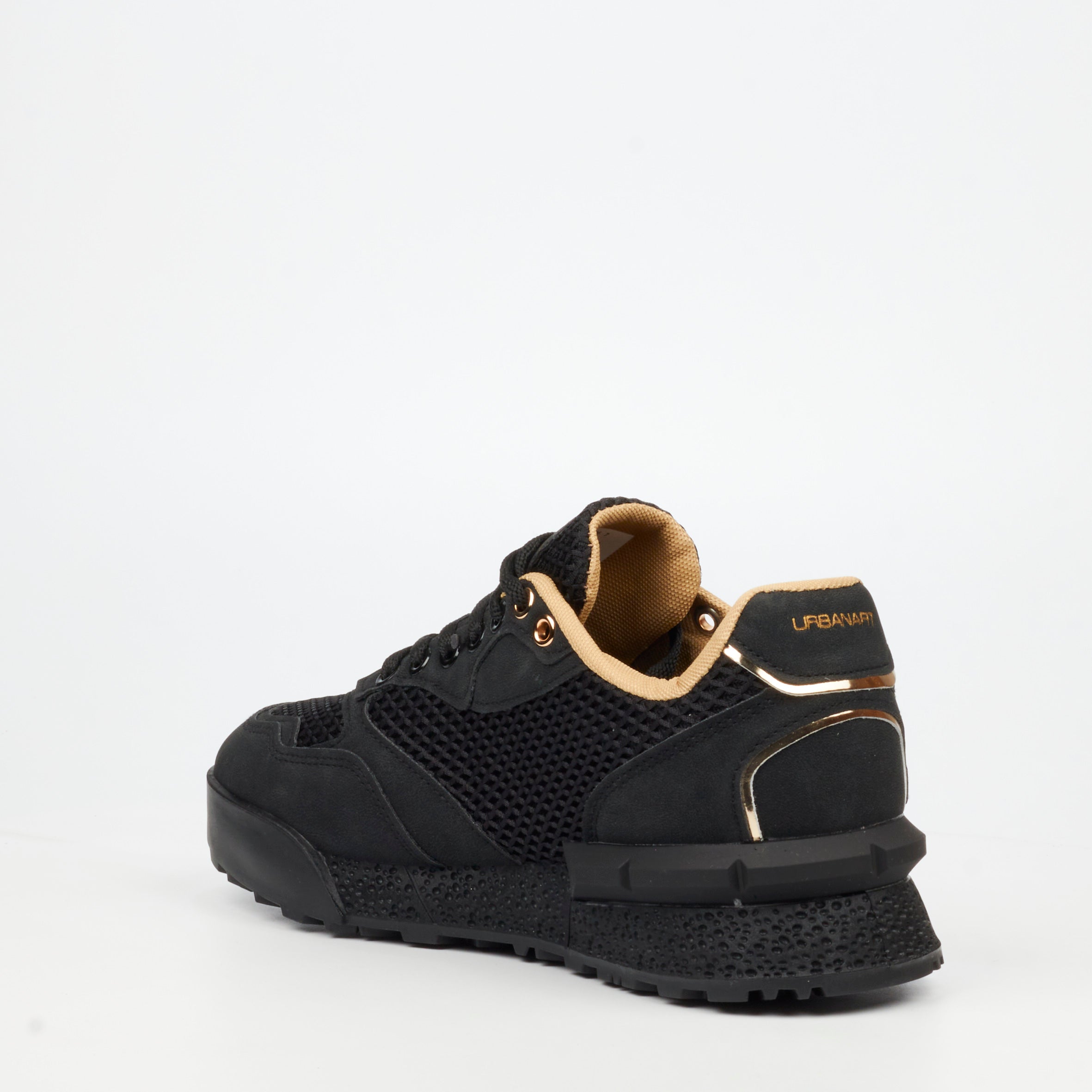 Urbanart Play 24 Mesh Sneaker - Black footwear Urbanart