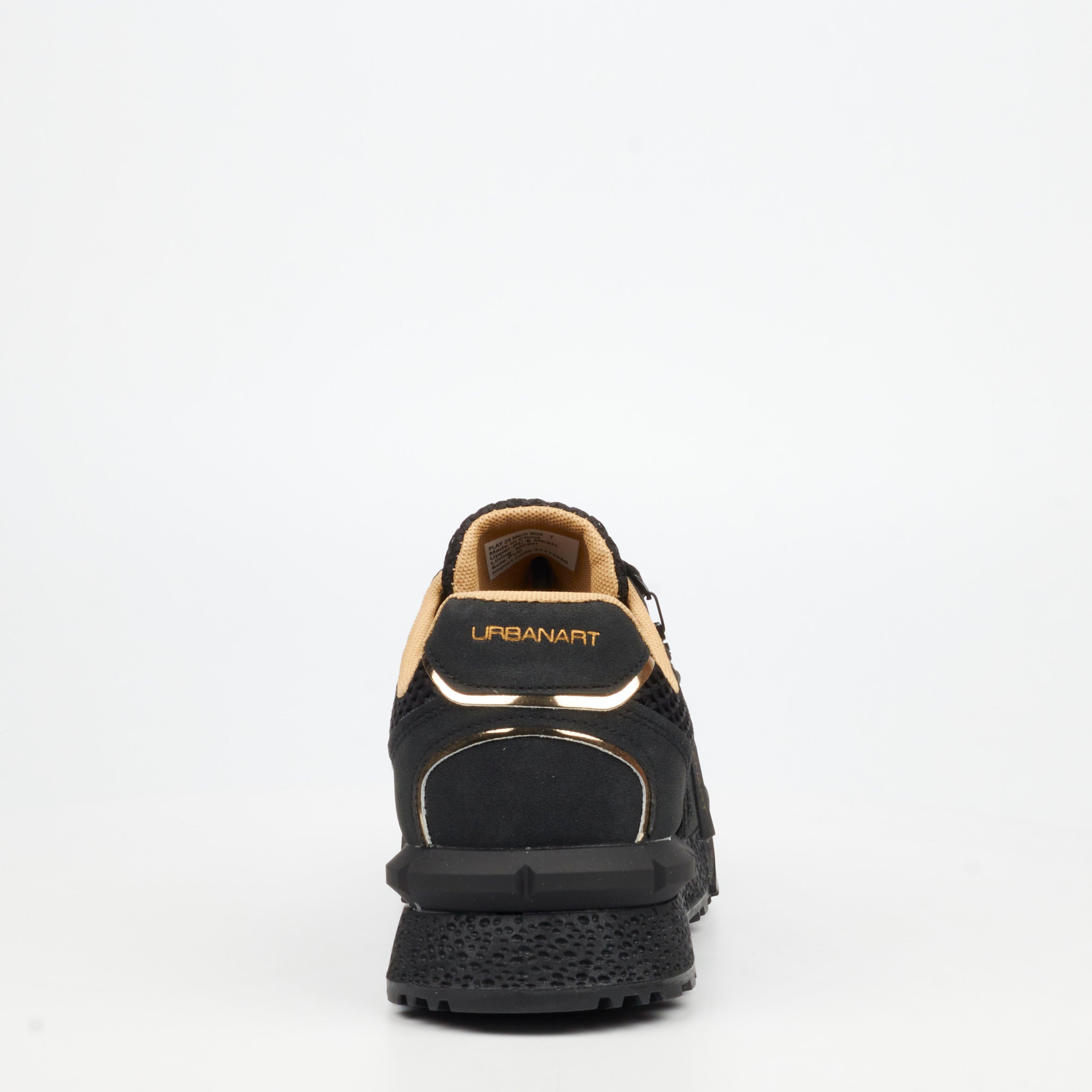 Urbanart Play 24 Mesh Sneaker - Black footwear Urbanart