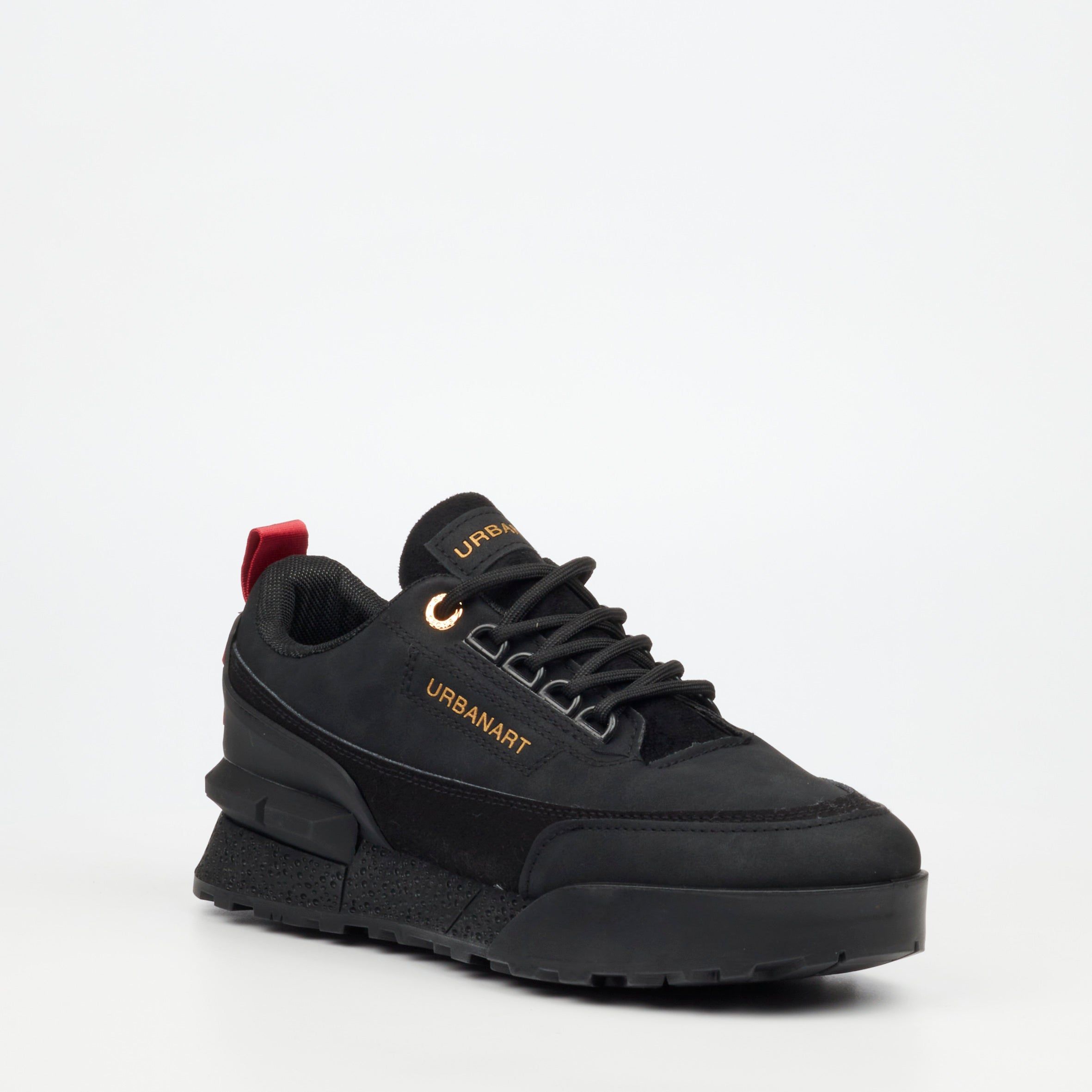 Urbanart Play 27 Faux Nubuck Sneaker - Black footwear Urbanart