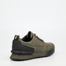 Urbanart Play 27 Faux Nubuck Sneaker - Olive footwear Urbanart