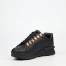 Urbanart Play 28 Faux Wax Sneakers - Black footwear Urbanart