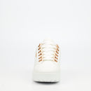 Urbanart Play 28 Faux Wax Sneaker - White footwear Urbanart