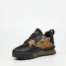 Urbanart Play 29 Faux Wax / Mesh Sneaker - Olive footwear Urbanart