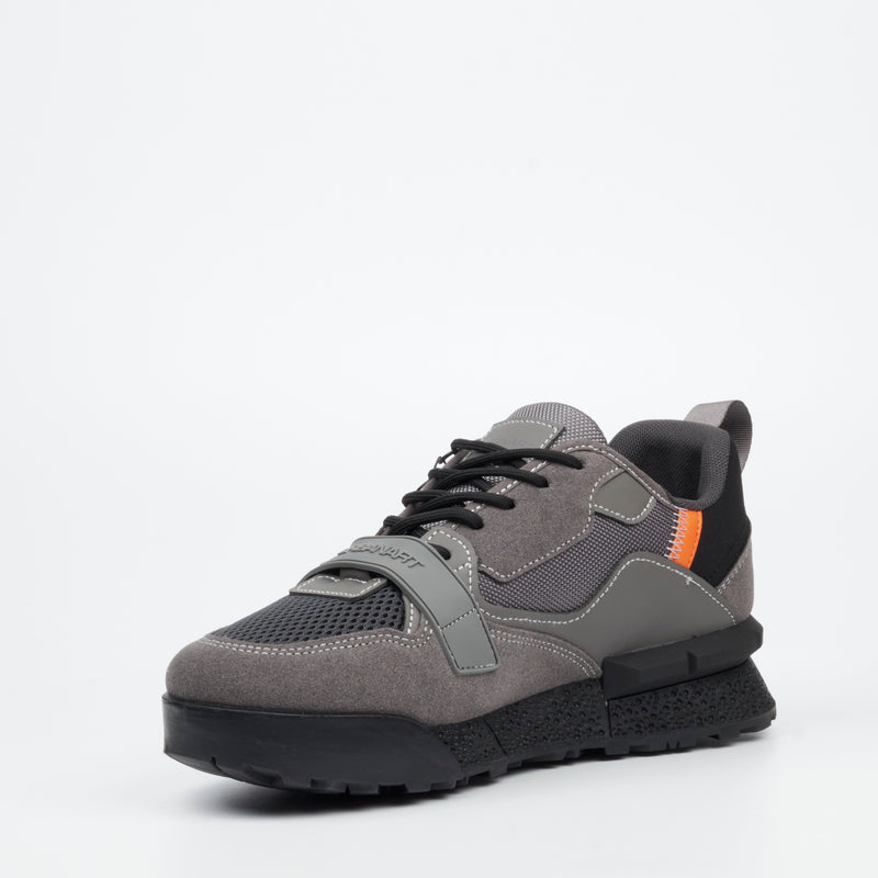 Urbanart Play 2 Faux Nubuck / Mesh Sneaker - Grey footwear Urbanart