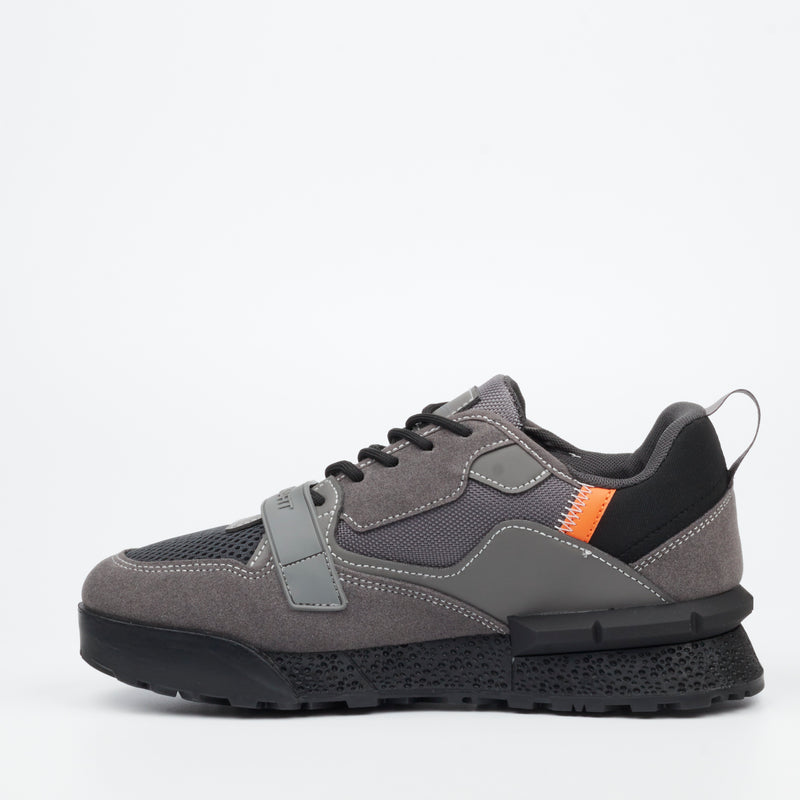 Urbanart Play 2 Faux Nubuck / Mesh Sneaker - Grey footwear Urbanart