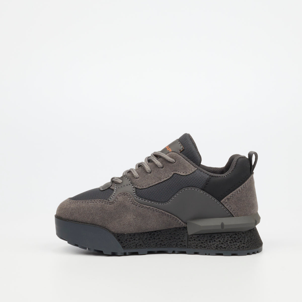 Urbanart Play 2 Faux Nubuck / Mesh Sneaker - Grey (Kids)