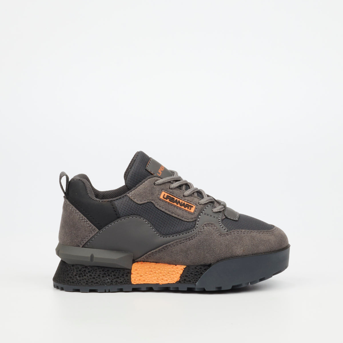 Urbanart Play 2 Faux Nubuck / Mesh Sneaker - Grey (Kids)