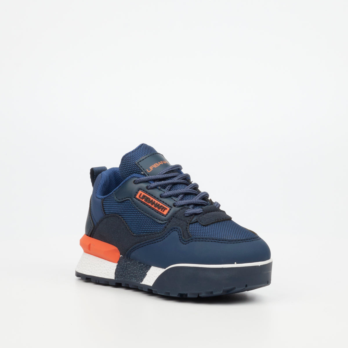 Urbanart Play 2 Faux Nubuck / Mesh Sneaker - Navy Combo (Kids)