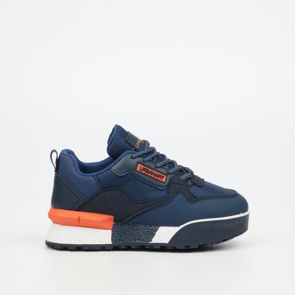 Urbanart Play 2 Faux Nubuck / Mesh Sneaker - Navy Combo (Kids)