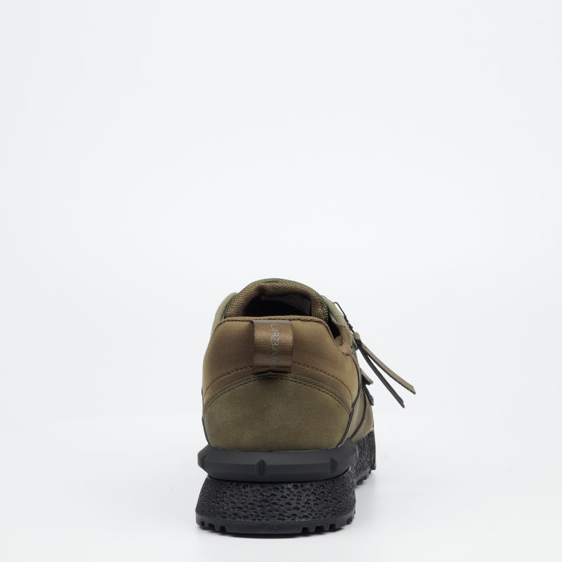 Urbanart Play 2 Faux Nubuck / Mesh Sneaker - Olive footwear Urbanart