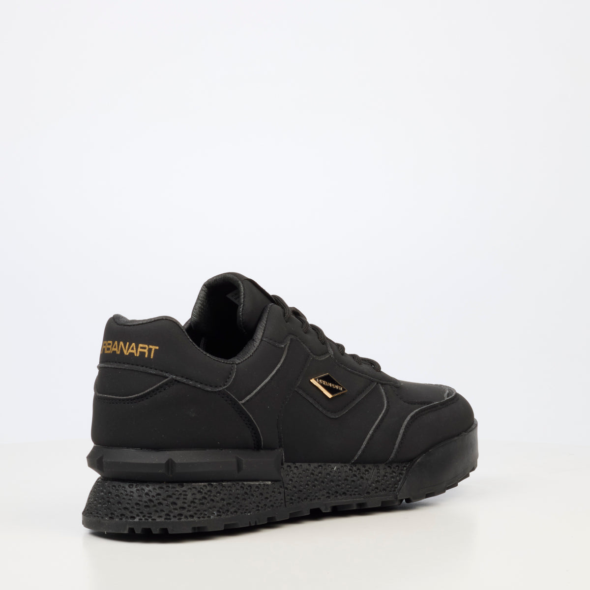 Urbanart Play 36 Faux Wax Sneaker - Black