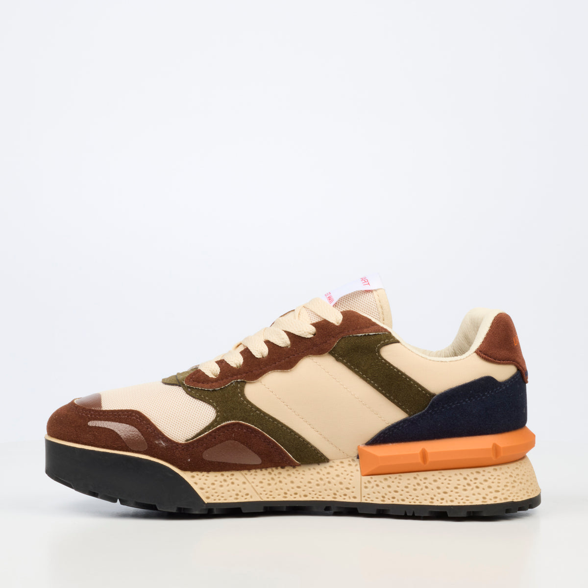 Urbanart Play 37 Nylon / Faux Suede Sneaker - Chocolate