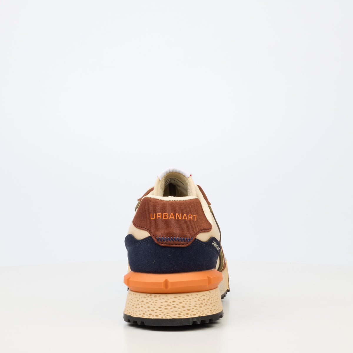 Urbanart Play 37 Nylon / Faux Suede Sneaker - Chocolate