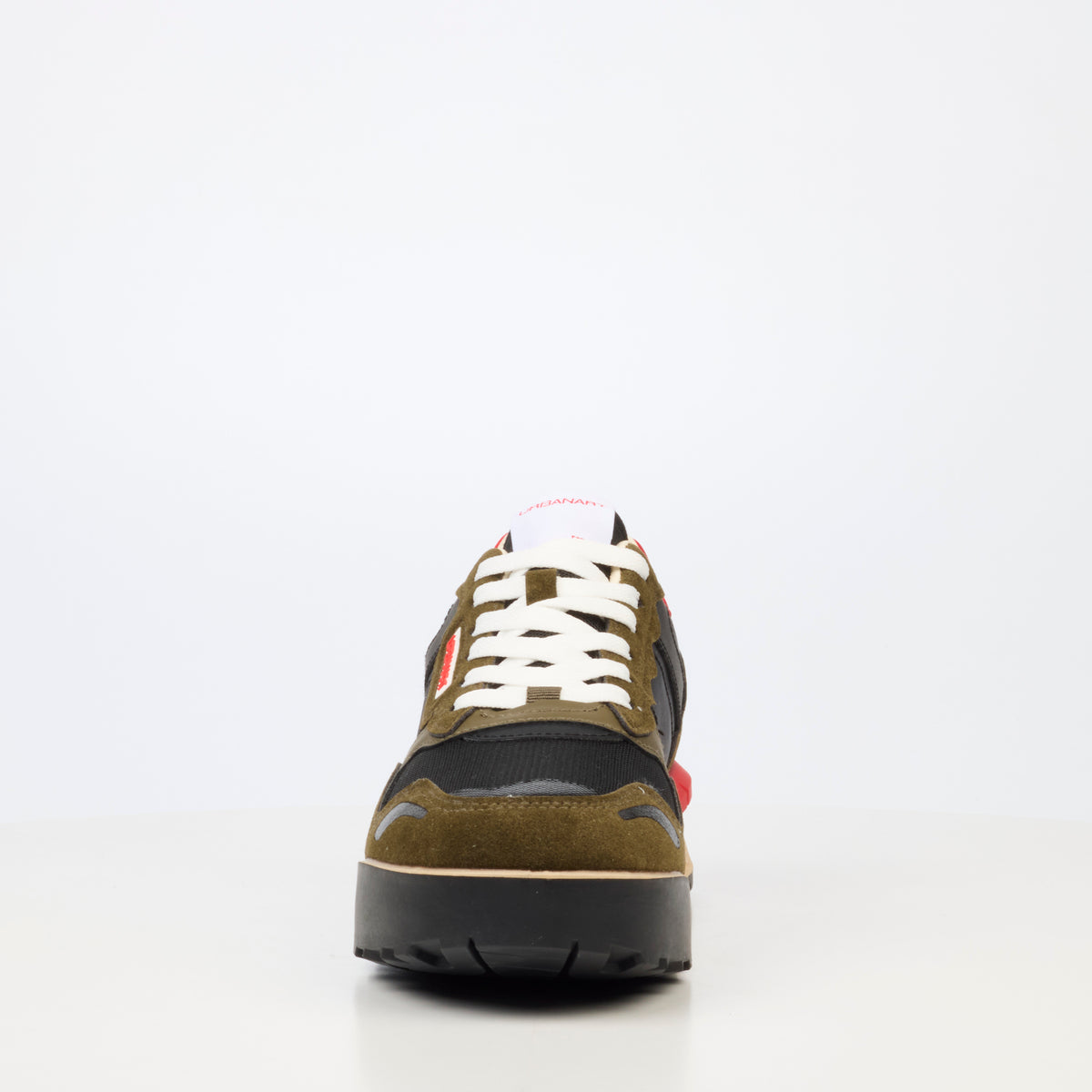 Urbanart Play 37 Nylon / Faux Suede Sneaker - Olive