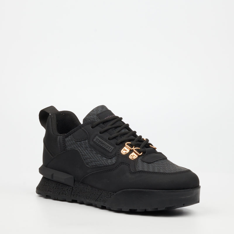 Urbanart Play Faux Nubuck Print Sneaker Black - Main Image