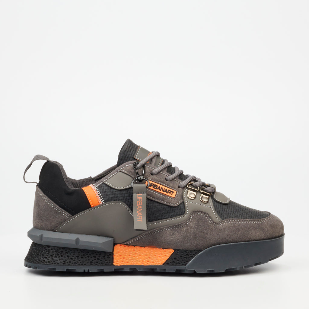 Urbanart Play 3 Faux Nubuck / Print Sneaker - Grey