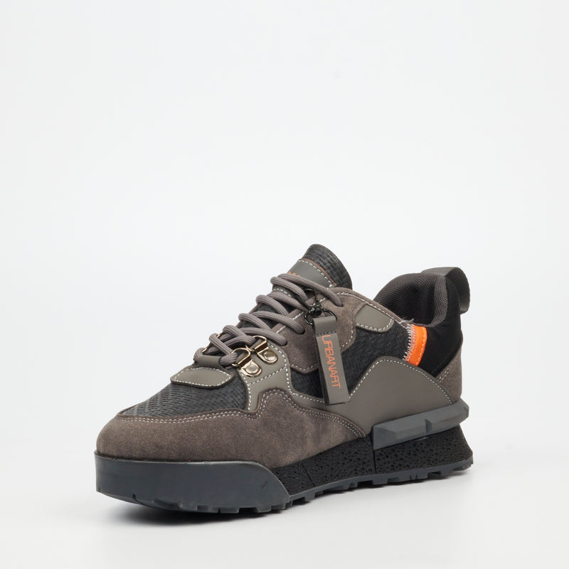 URbanart Play 3 Faux Nubuck / Print Sneaker - Grey footwear Urbanart