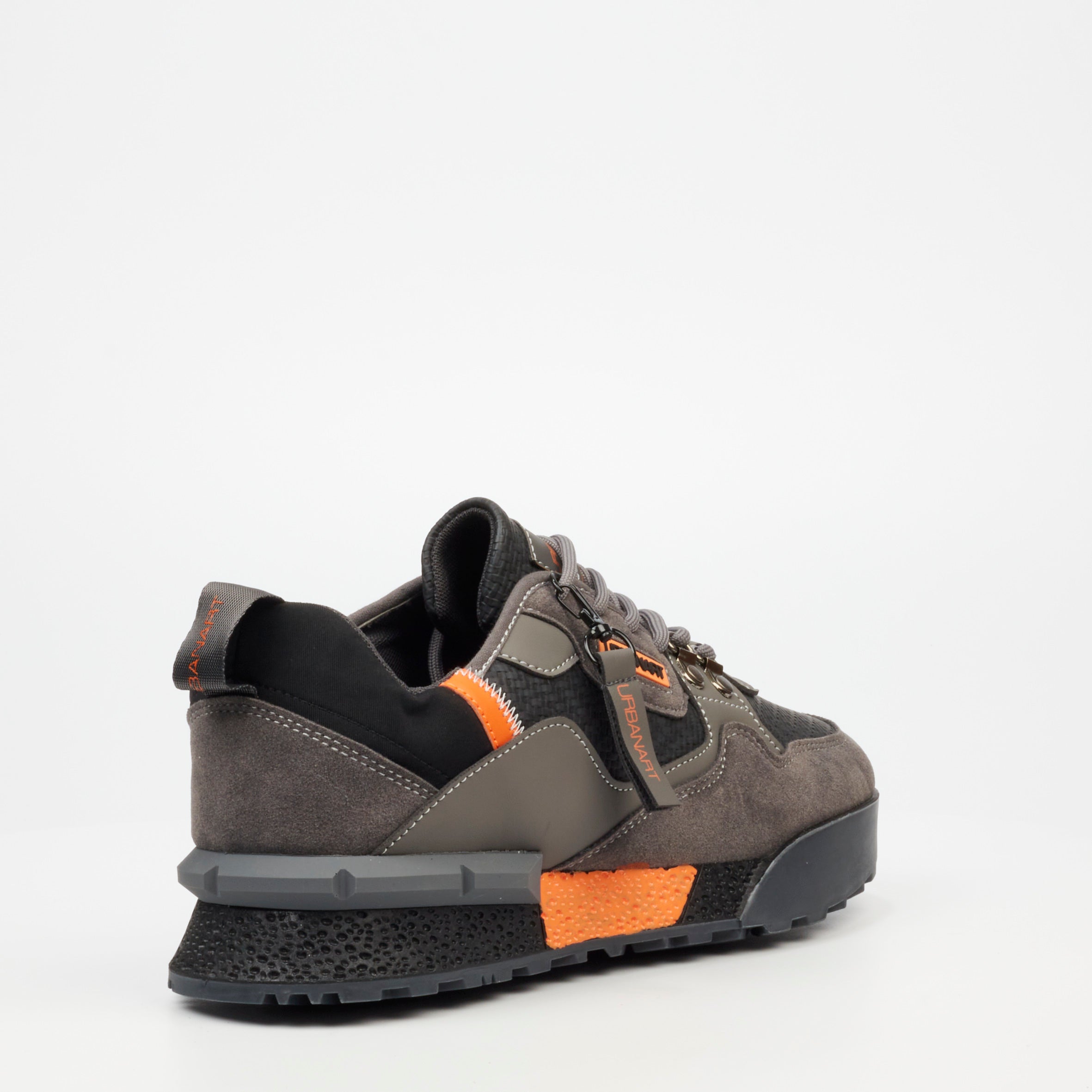 Urbanart Play 3 Faux Nubuck / Print Sneaker - Grey footwear Urbanart