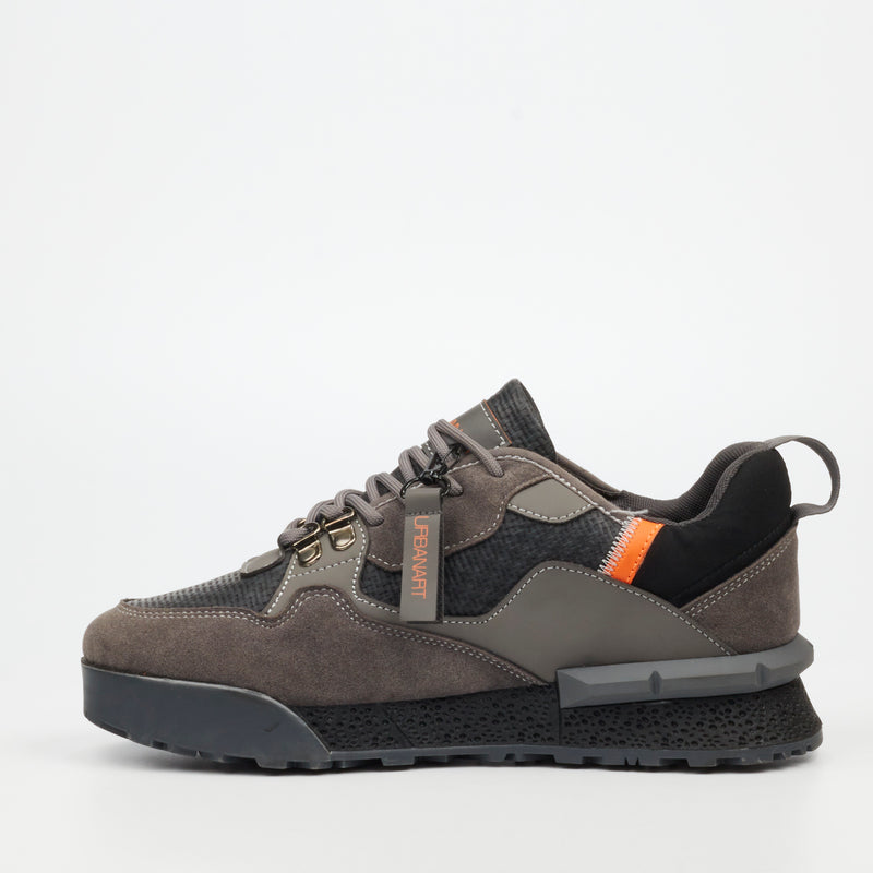 URbanart Play 3 Faux Nubuck / Print Sneaker - Grey footwear Urbanart