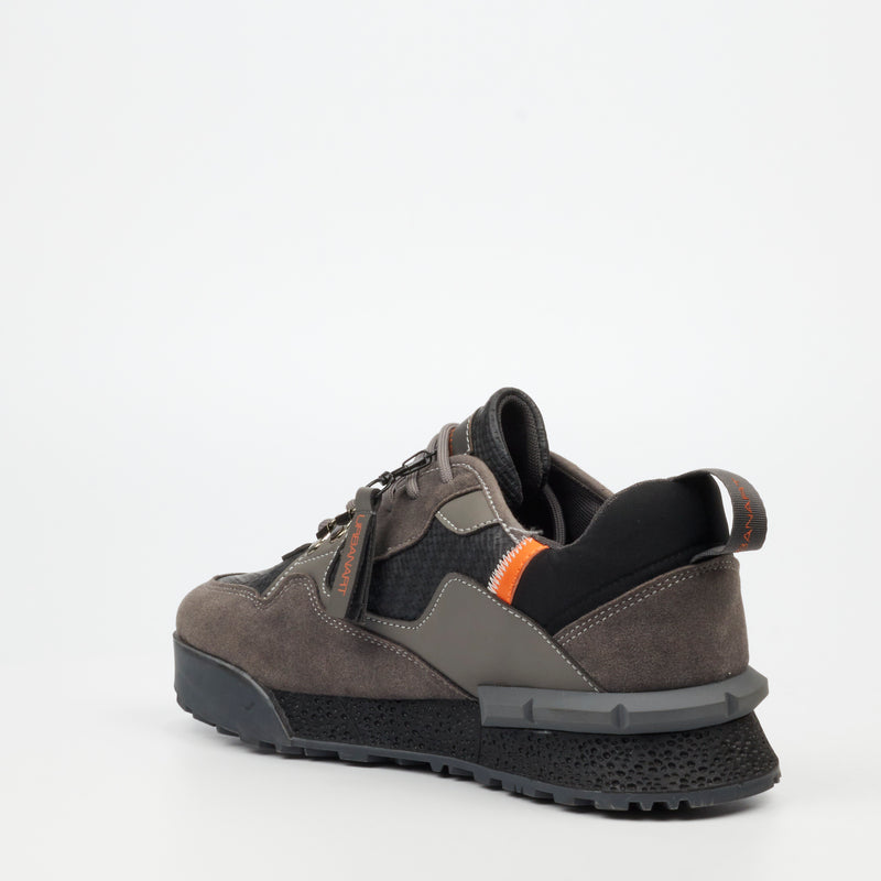 URbanart Play 3 Faux Nubuck / Print Sneaker - Grey footwear Urbanart