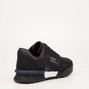 Urbanart Play 4 Mesh / Faux Suede Sneaker - Black footwear Urbanart