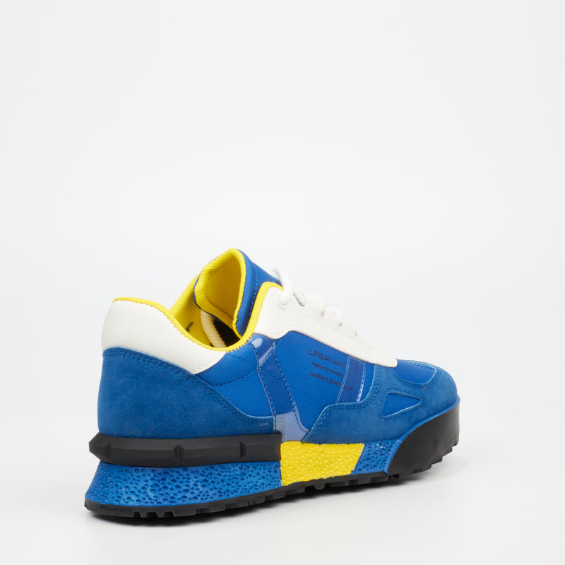 Urbanart Play 4 Mesh / Faux Suede Sneaker - Navy footwear Urbanart