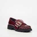 Butterfly Feet Plush 2 Shoe - Burgundy footwear Butterfly Feet