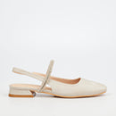 Miss Black Polie 1 Pump - Beige footwear Miss Black