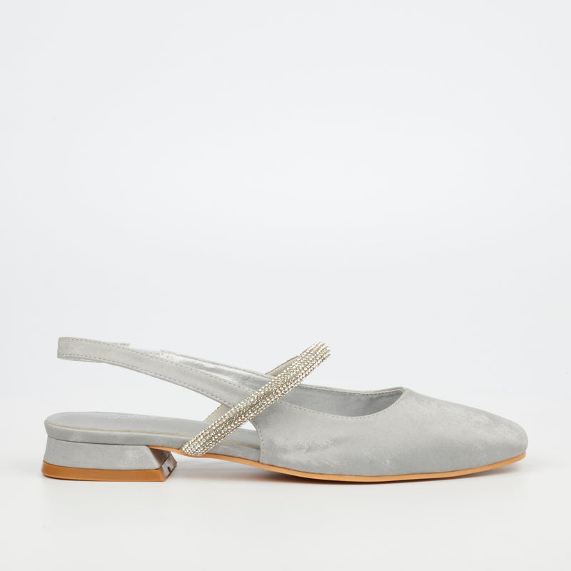 Miss Black Polie 1 Pump - Grey footwear Miss Black