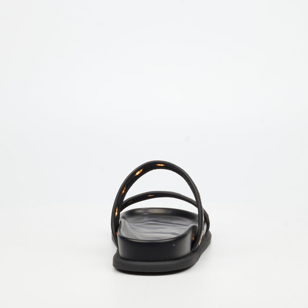 Miss Black Polpetta 10 Flat Sandals - Black