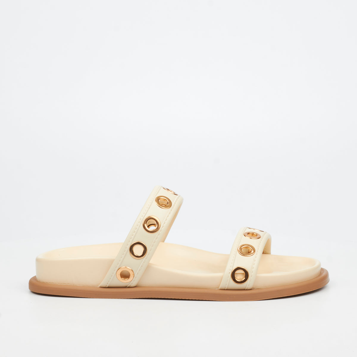 Miss Black Polpetta10 Flat Sandals - Natural