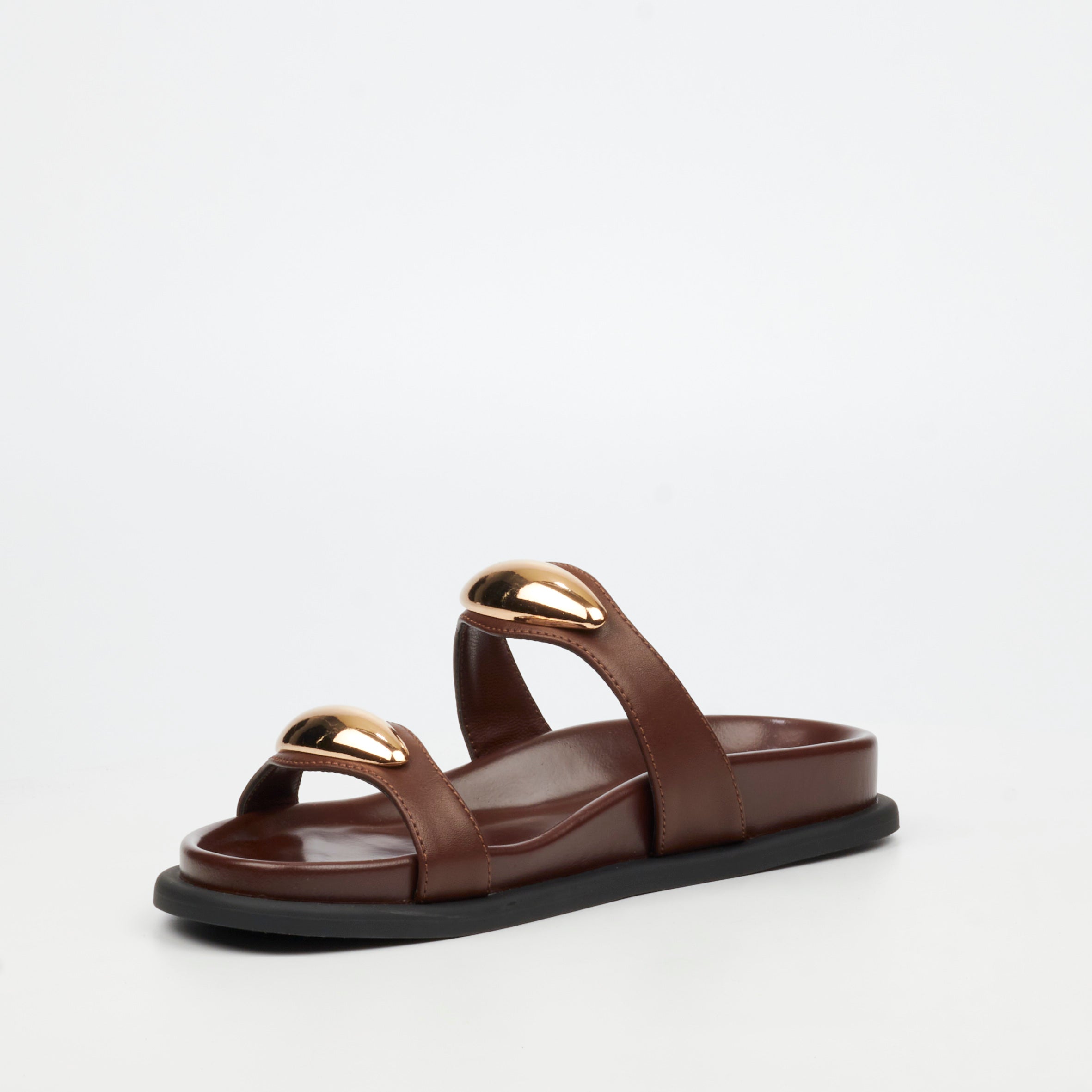 Miss Black Polpetta 11 Sandal - Chocolate