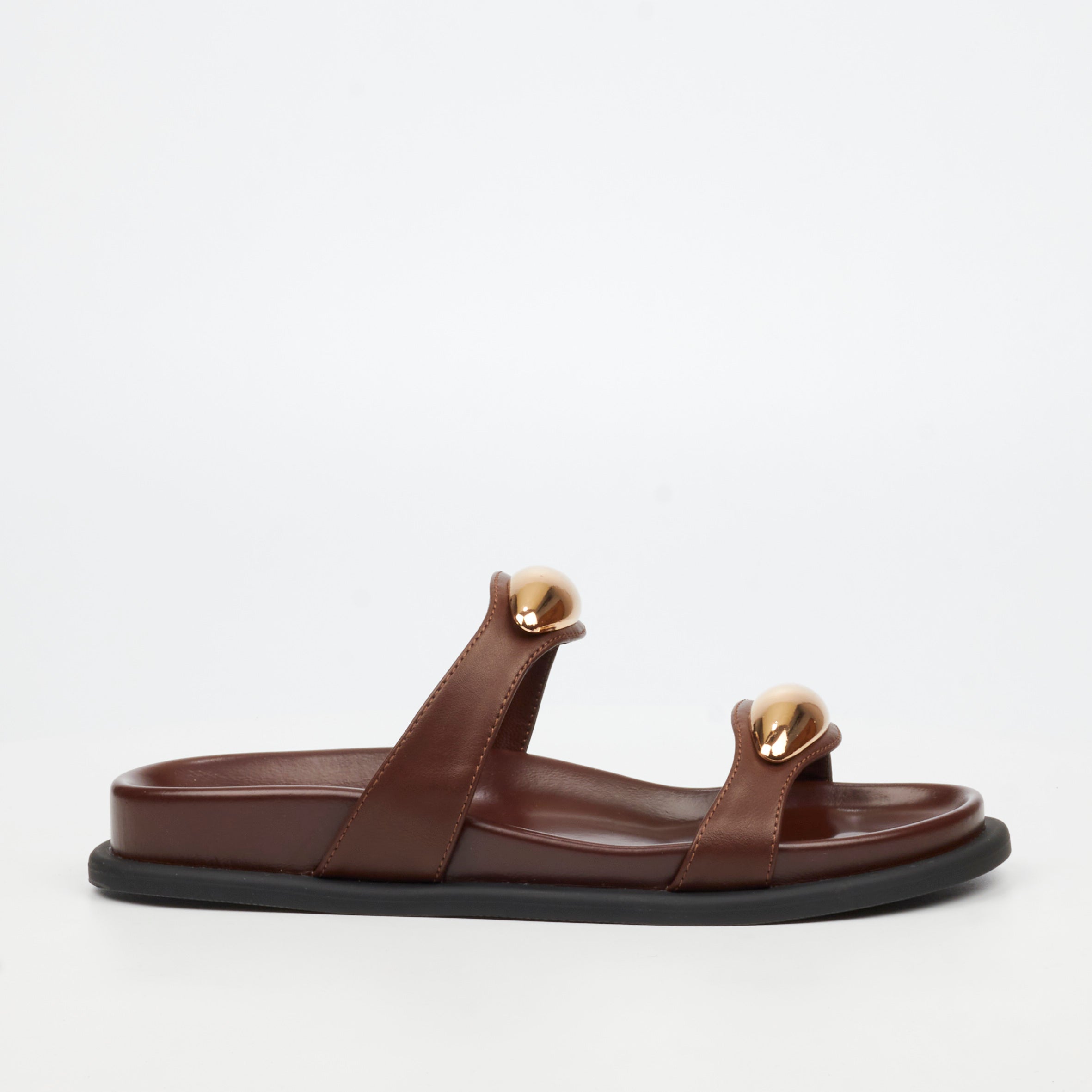 Miss Black Polpetta 11 Sandal - Chocolate