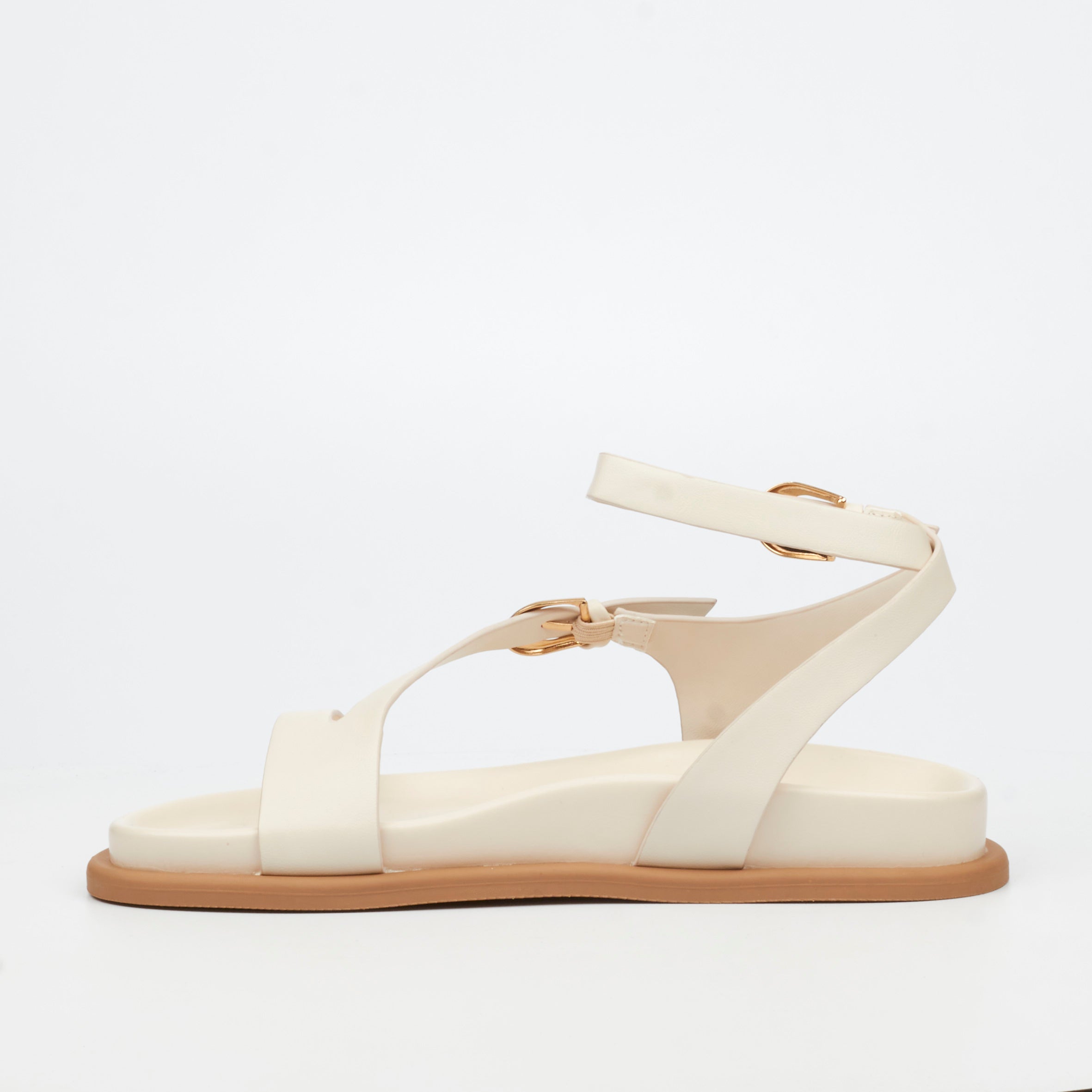 Miss Black Polpetta 8 Sandal - Ivory