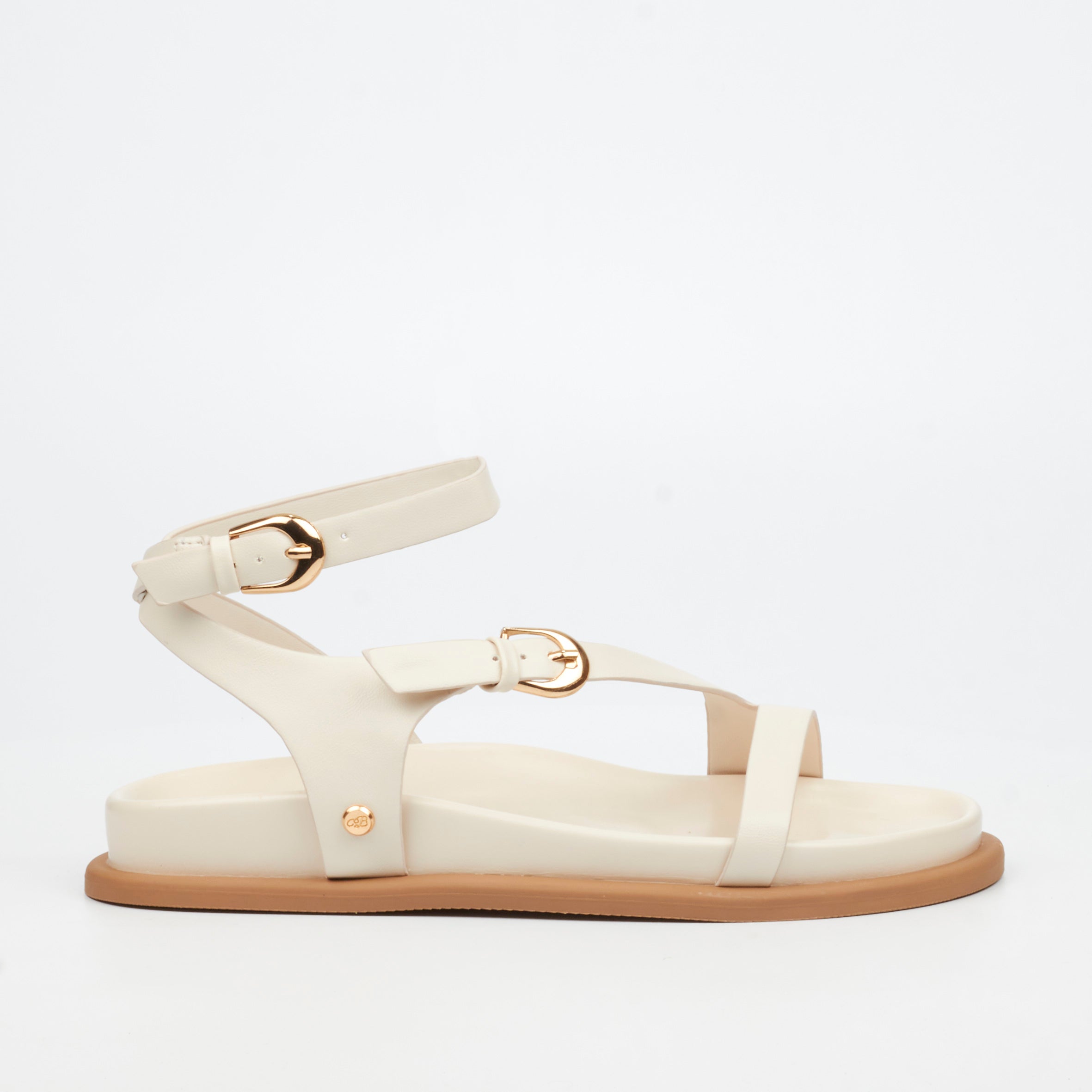 Miss Black Polpetta 8 Sandal - Ivory
