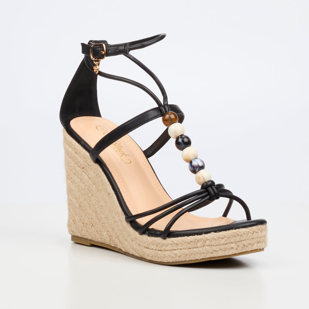 Miss Black Portia 1 High Wedges - Black
